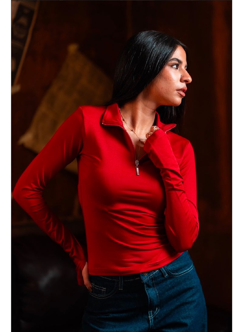 كنزه توب كم طويل بسوستة - Image 1